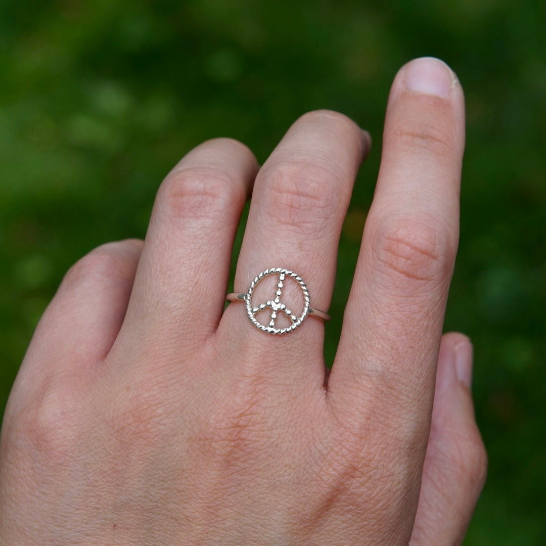 Peace Ring - Made To Order